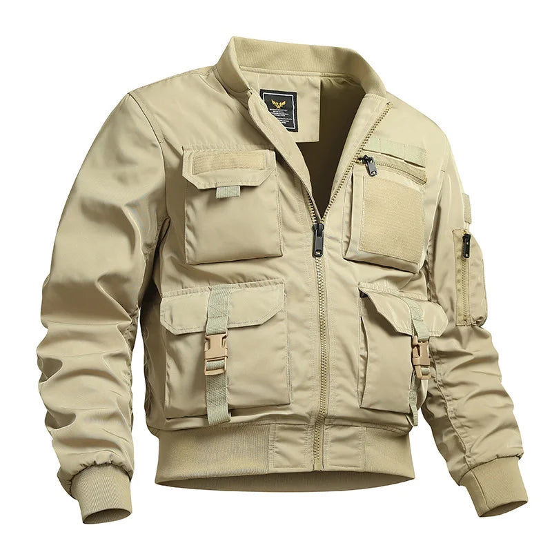 Military Bomber Jackets Men's Wear-Resistant Windbreaker Coats