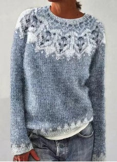 Jenny™ - Chic Patterned Knitted Sweater