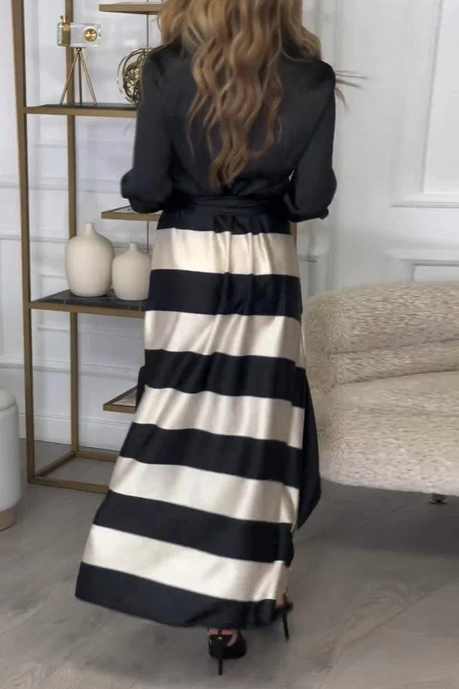 Scarlett - Soft Touch Striped Maxi Dress