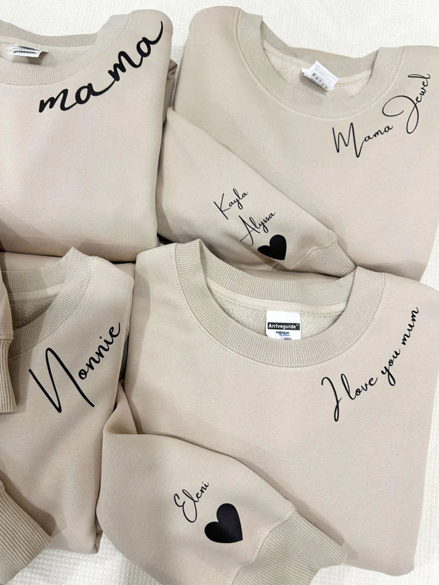 Embrace Hoodie™ - Can be personalized with names on the sleeve