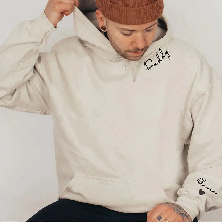 Embrace Hoodie™ - Can be personalized with names on the sleeve