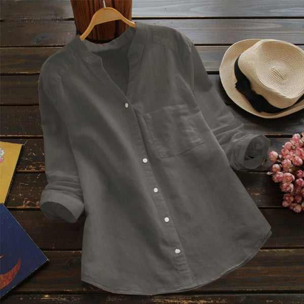 Maja™ - Stylish Linen Long Sleeve Shirt