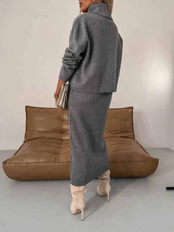 Sabrina | Matching Dress and Turtleneck Set