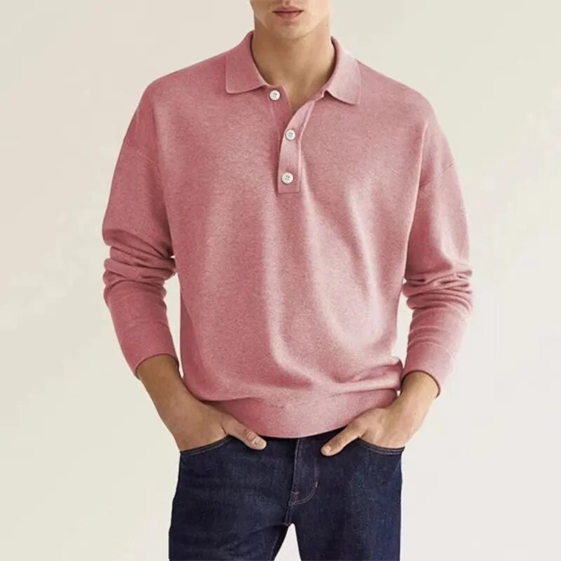 Marc - Long Sleeve Polo Shirt
