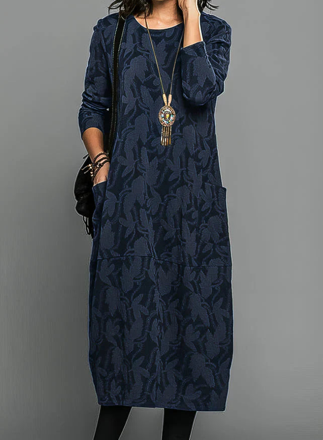 JOLY - long-sleeved printed dress