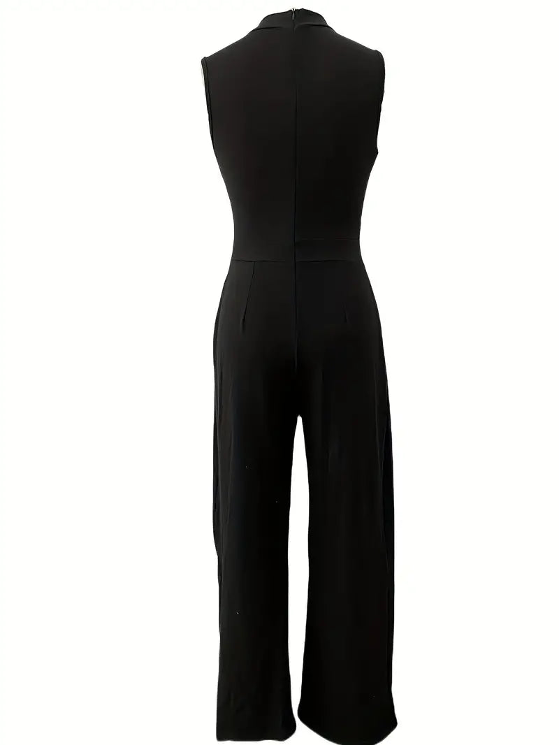 Floral Print Wide Leg Jumpsuit