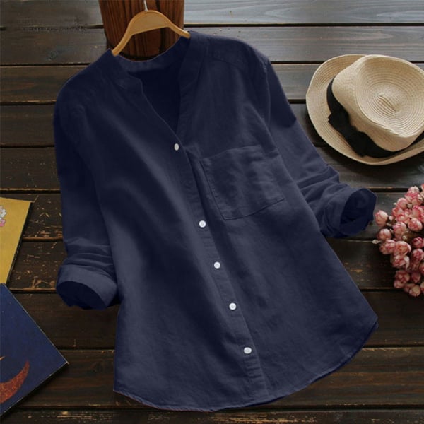 Maja™ - Stylish Linen Long Sleeve Shirt