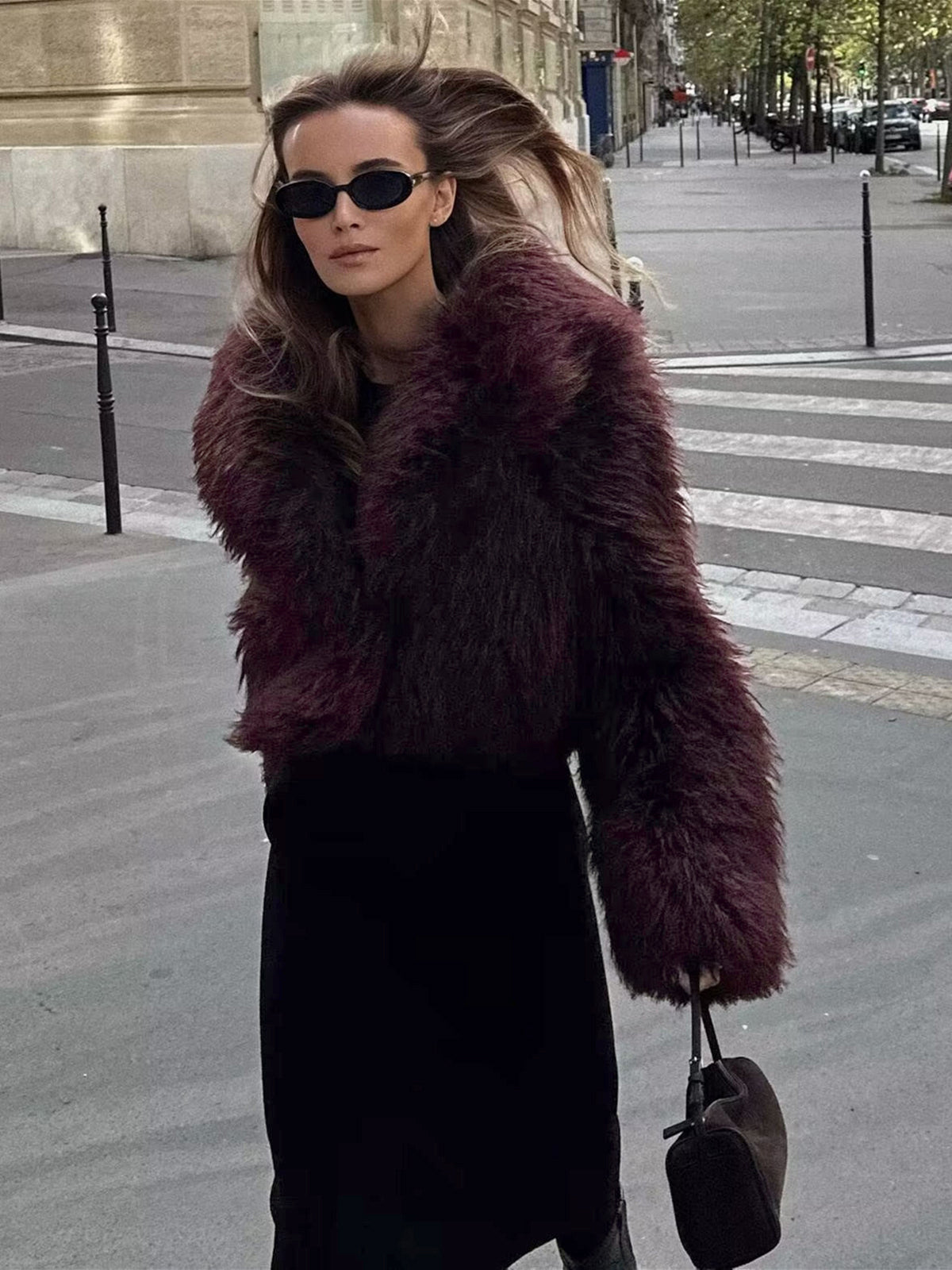 ARIA FAUX FUR SHORT COAT – SOLÉRI WOMEN’S WINTER ESSENTIAL