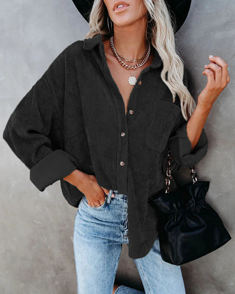 Bella | Vintage velvet shirt