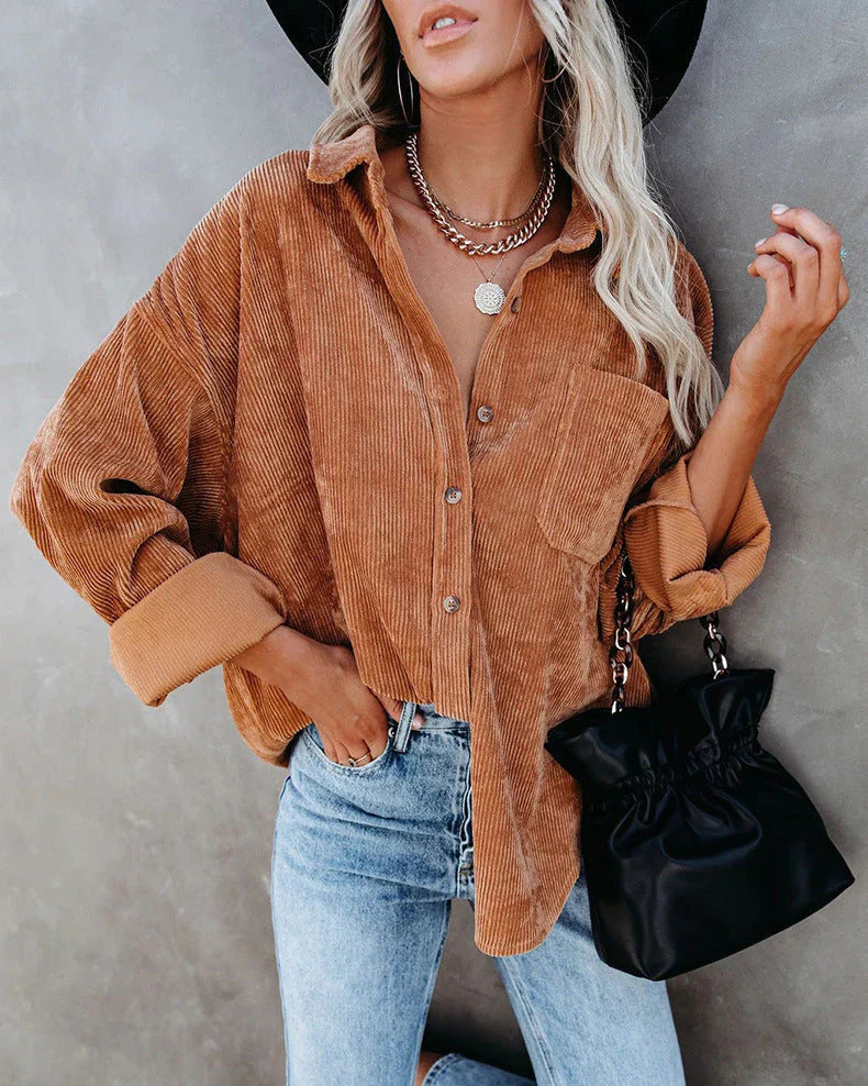 Bella | Vintage velvet shirt