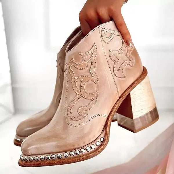 Ralph Mattew Norwich Embroidered Leather Boots