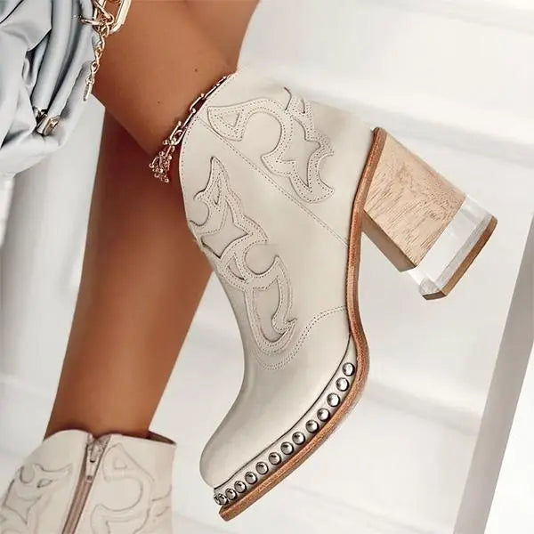 Ralph Mattew Norwich Embroidered Leather Boots