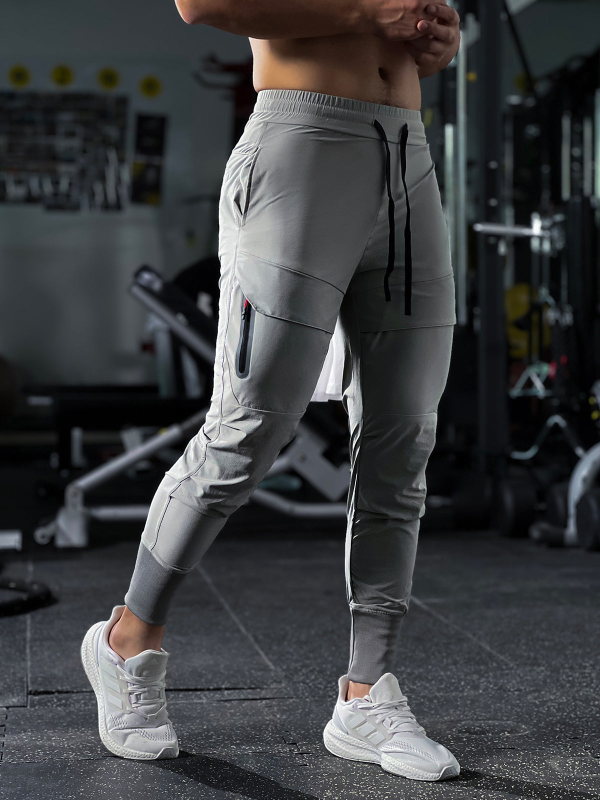 Max - High Rib Cargo Jogger Athletic Pants