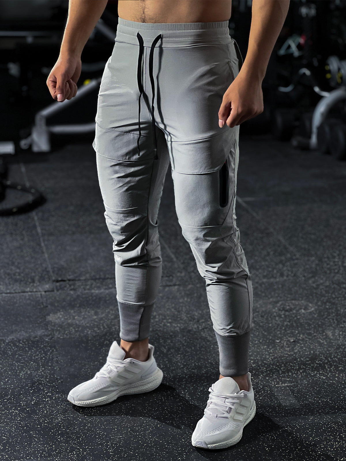 Max - High Rib Cargo Jogger Athletic Pants