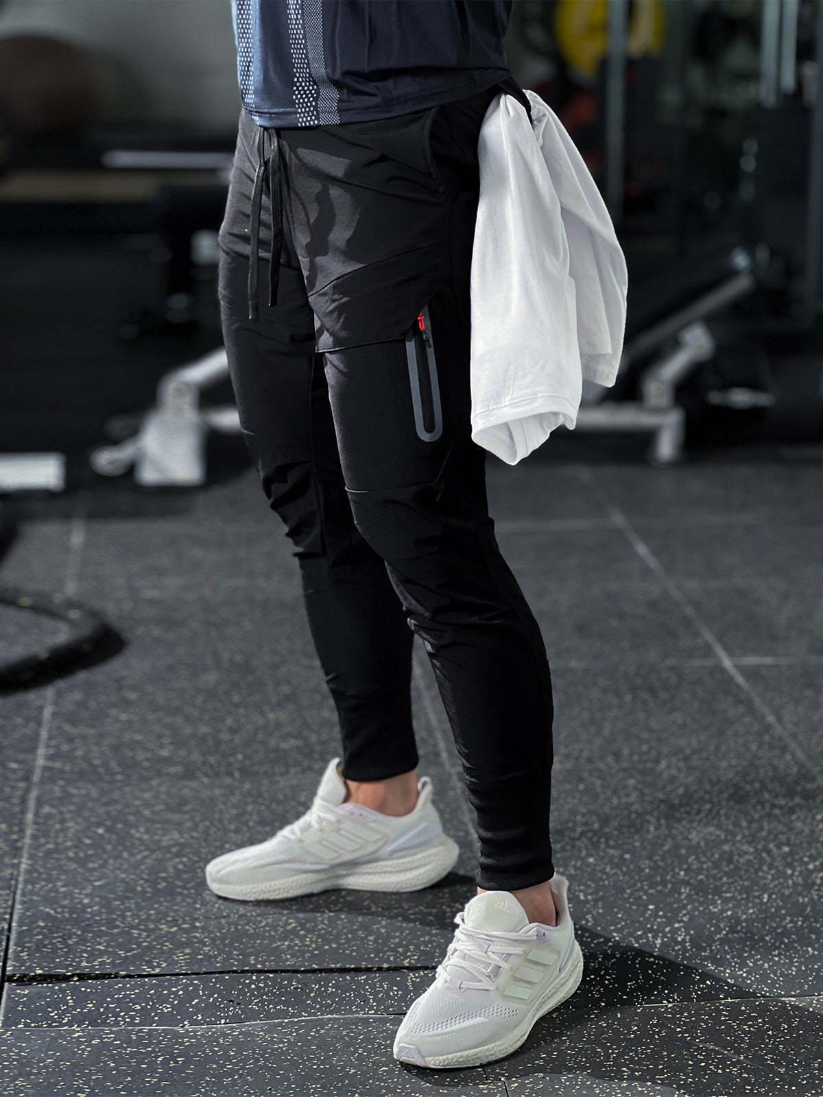 Max - High Rib Cargo Jogger Athletic Pants