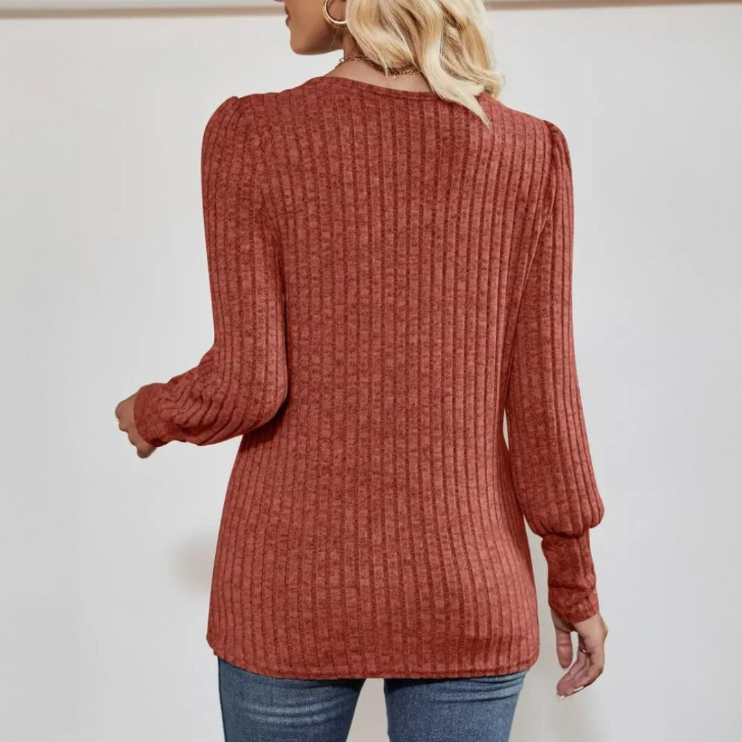 Kiera™ Chic Top with Square Collar