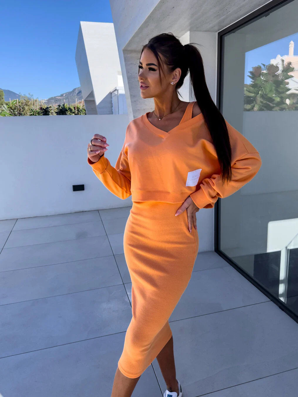 ANDREA - Sweatshirt and casual dress