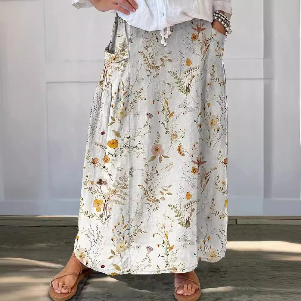Valeria | Floral maxi skirt