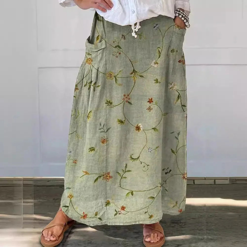 Valeria | Floral maxi skirt