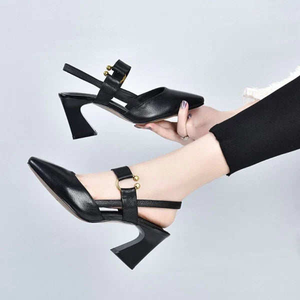 Orthopaedic sandals with heels