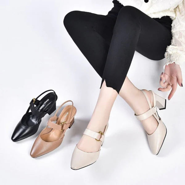 Orthopaedic sandals with heels