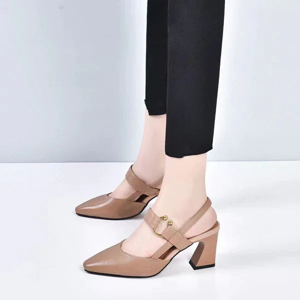 Orthopaedic sandals with heels
