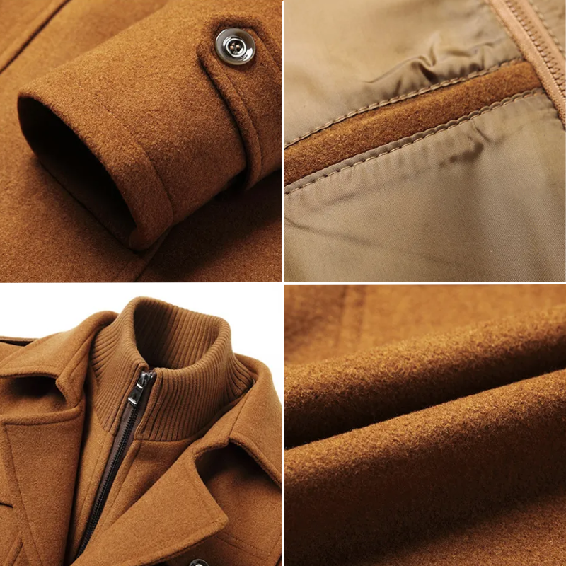 Juliano™ Luxury Genuine Virgin Wool Overcoat