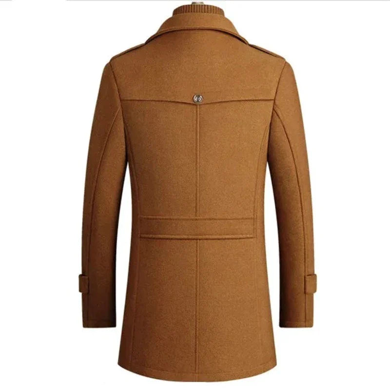 Juliano™ Luxury Genuine Virgin Wool Overcoat