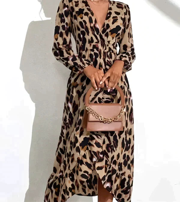 Lisandra™ - V-neck dress