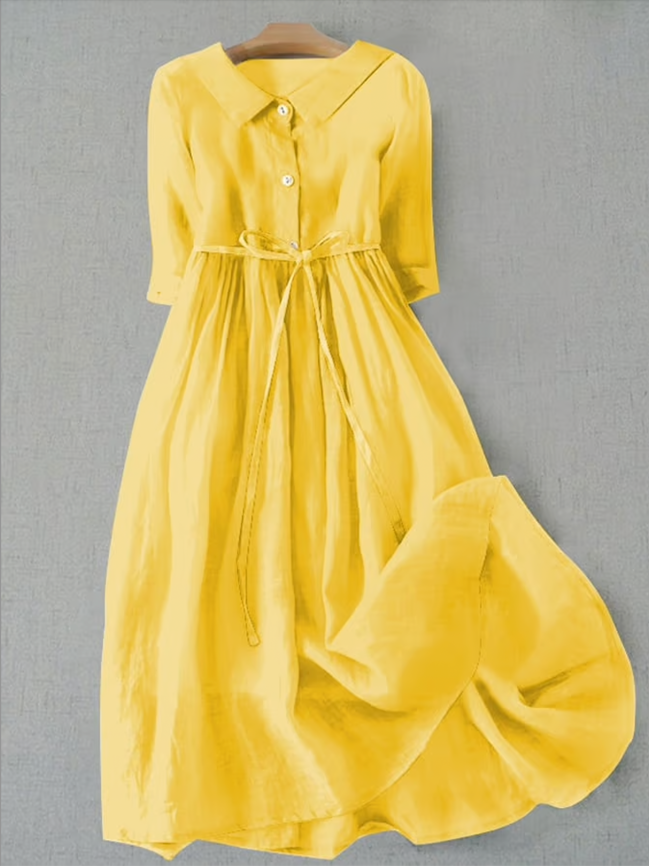 Literary Simple Cotton Dress