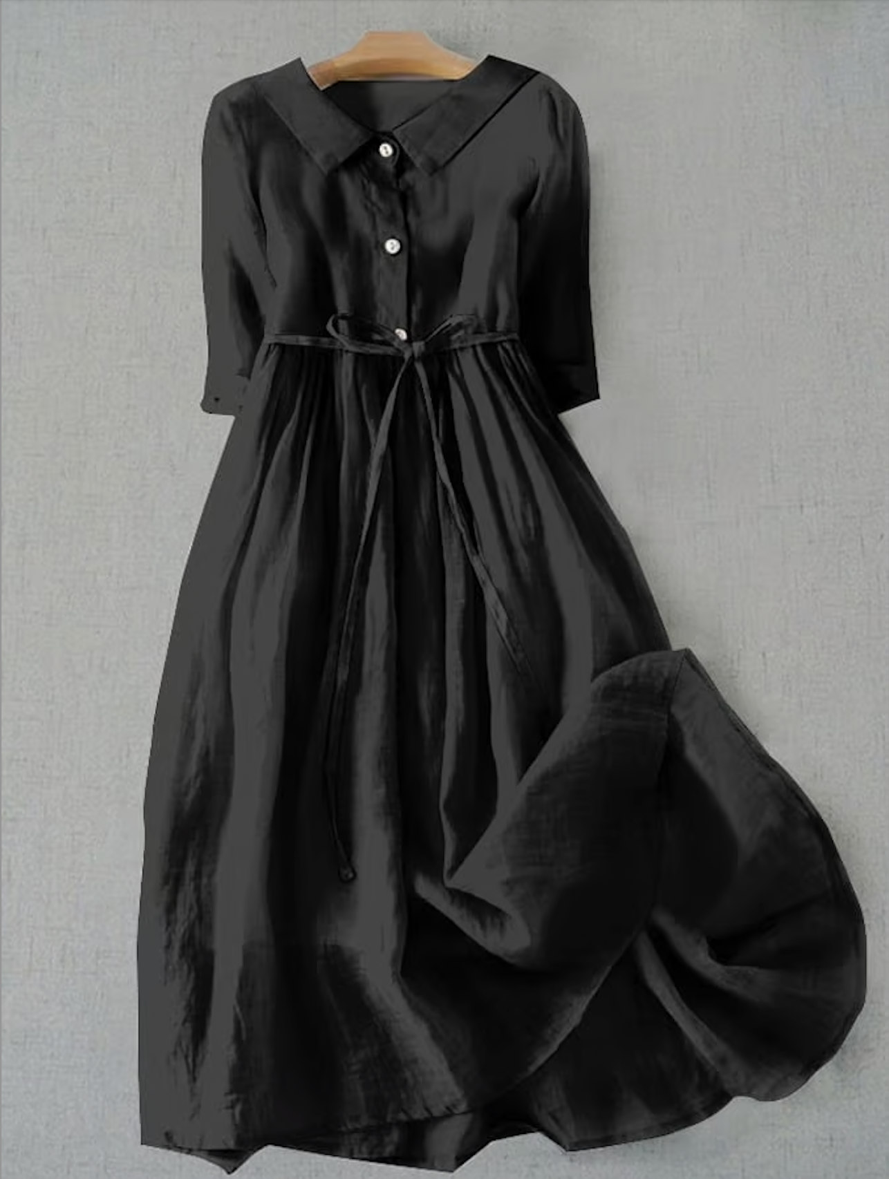 Literary Simple Cotton Dress