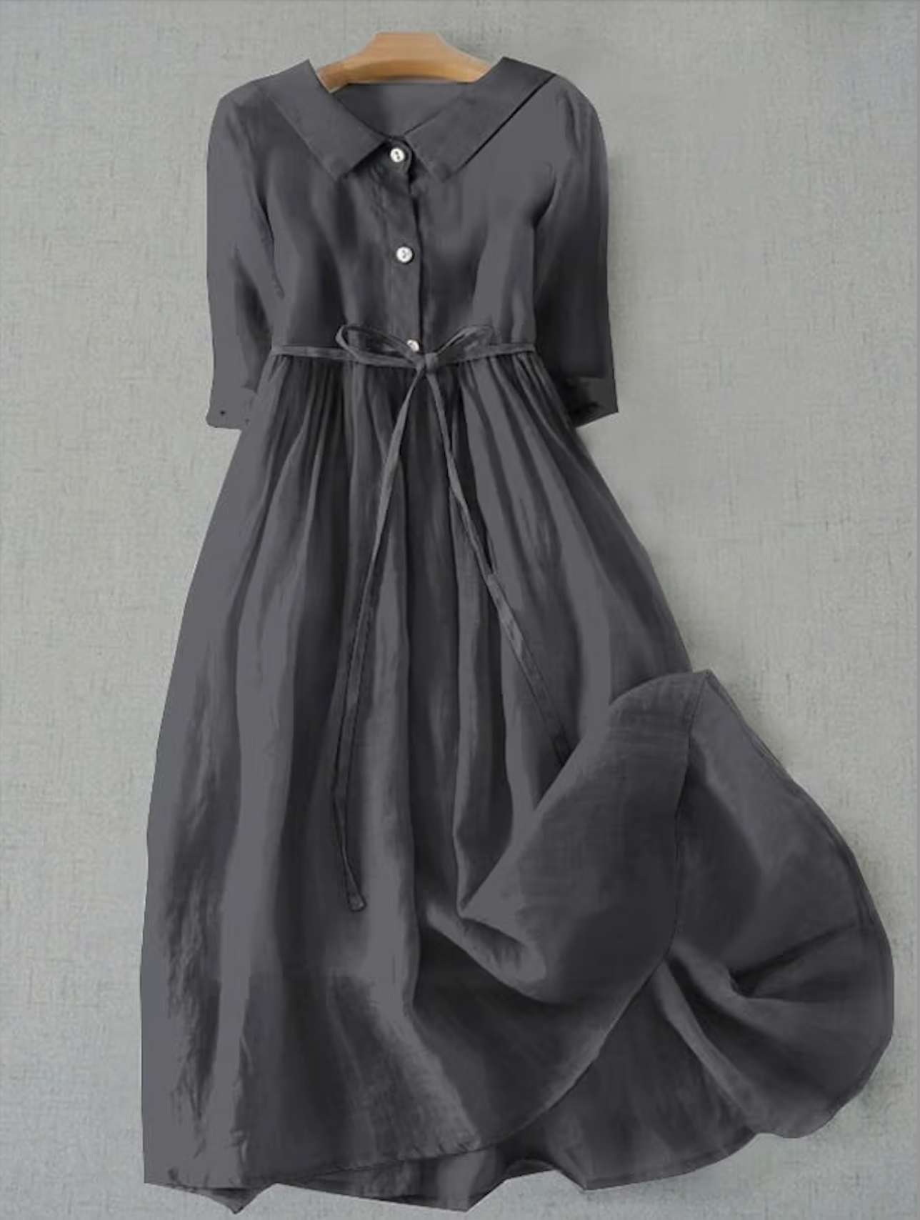 Literary Simple Cotton Dress