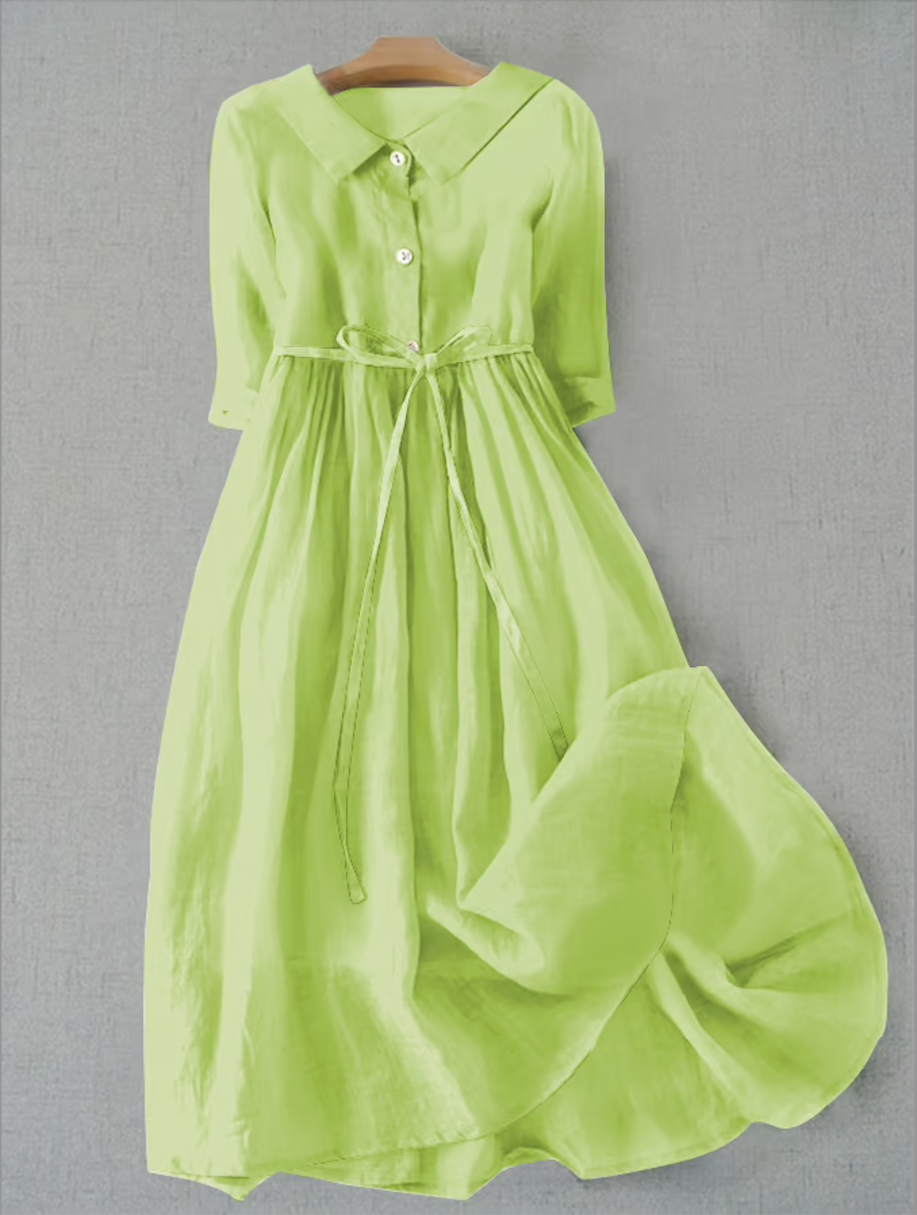 Literary Simple Cotton Dress