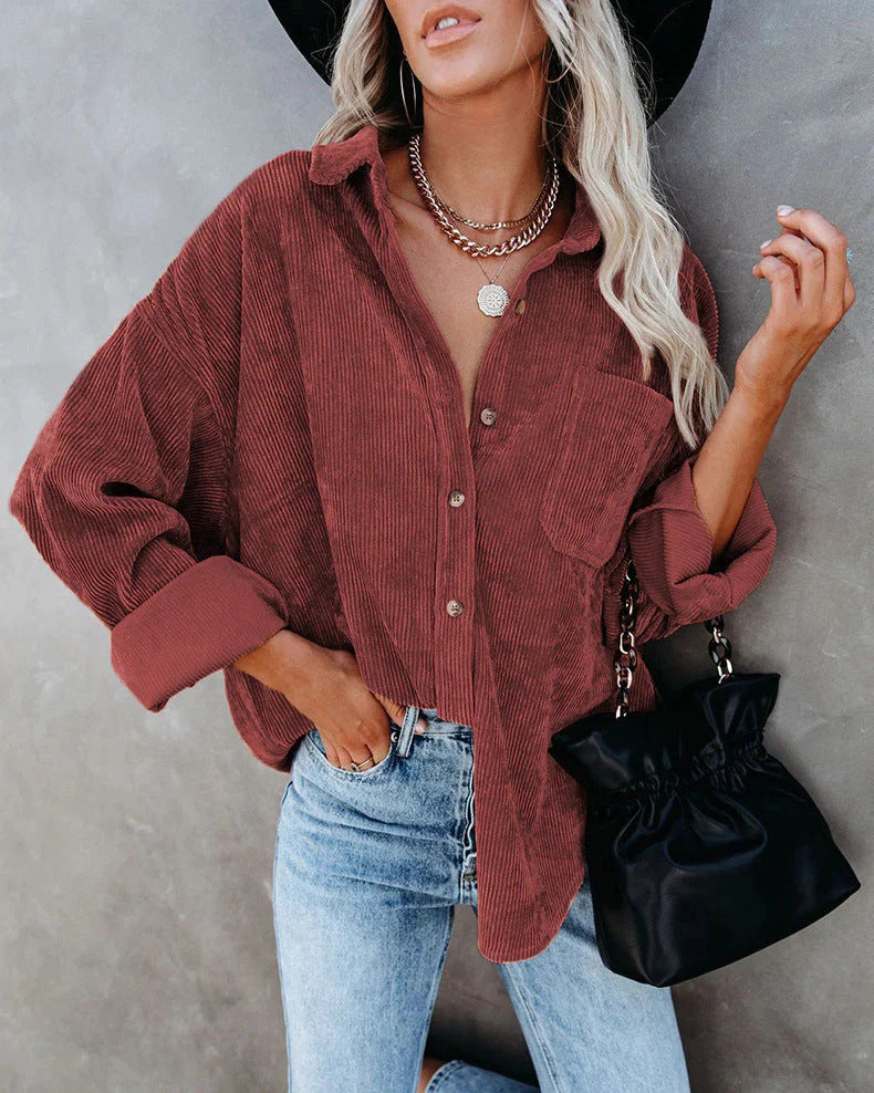 Bella | Vintage velvet shirt