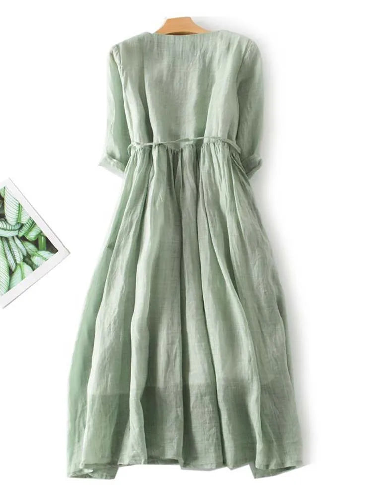 Laureen Mode | Stylish linen dress