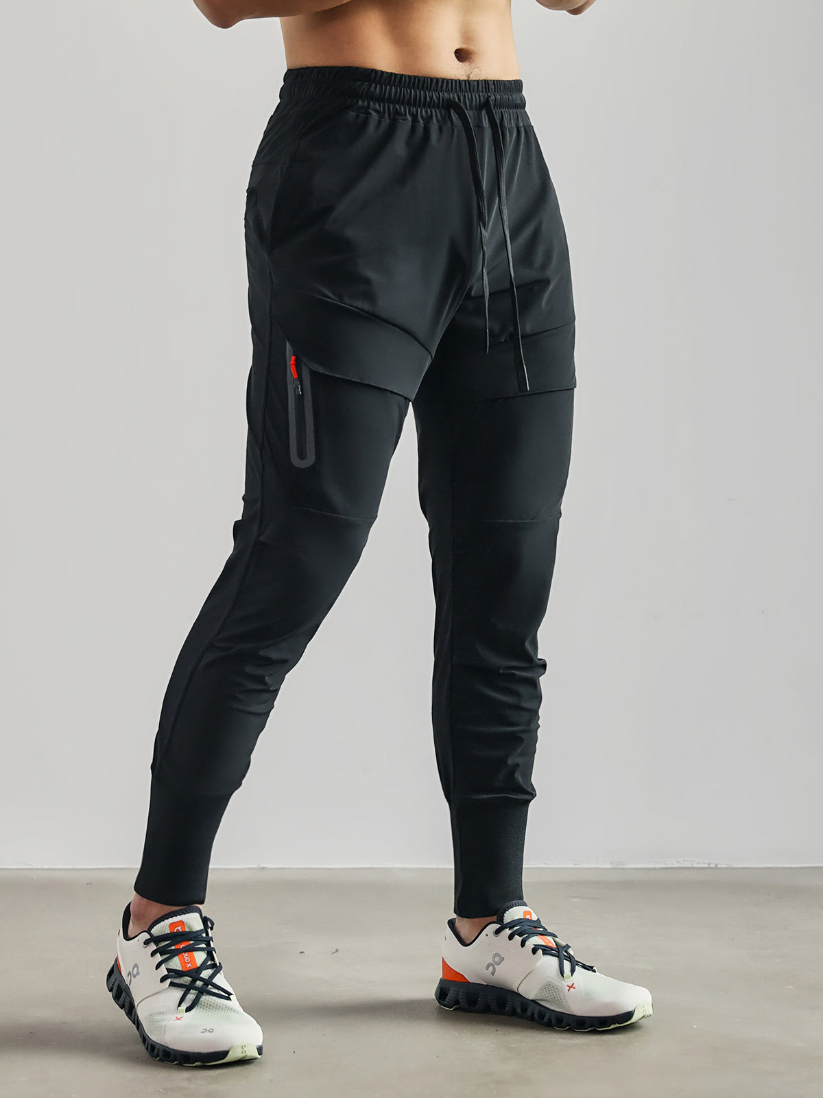 Max - High Rib Cargo Jogger Athletic Pants