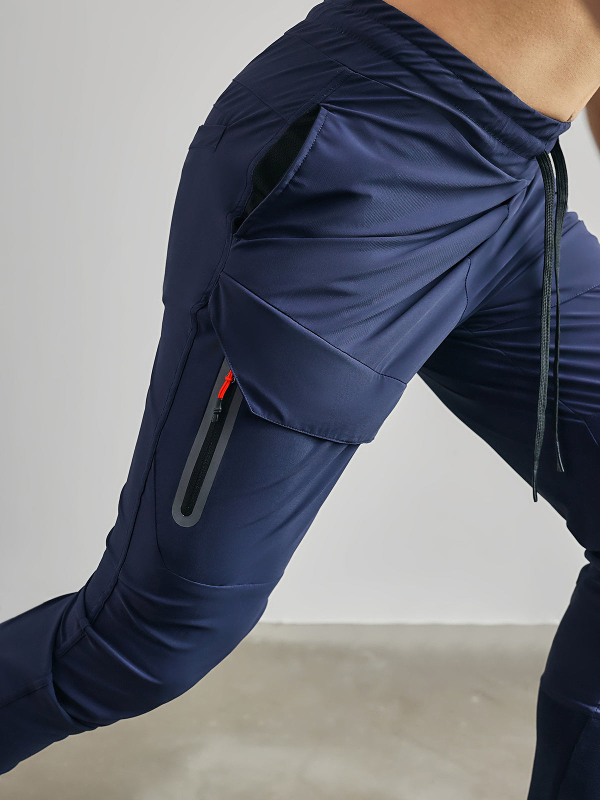 Max - High Rib Cargo Jogger Athletic Pants