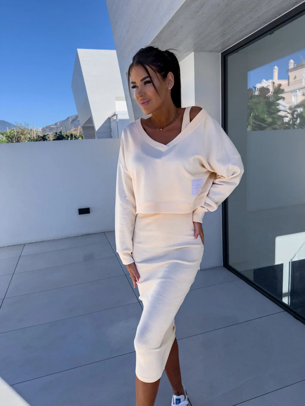 ANDREA - Sweatshirt and casual dress