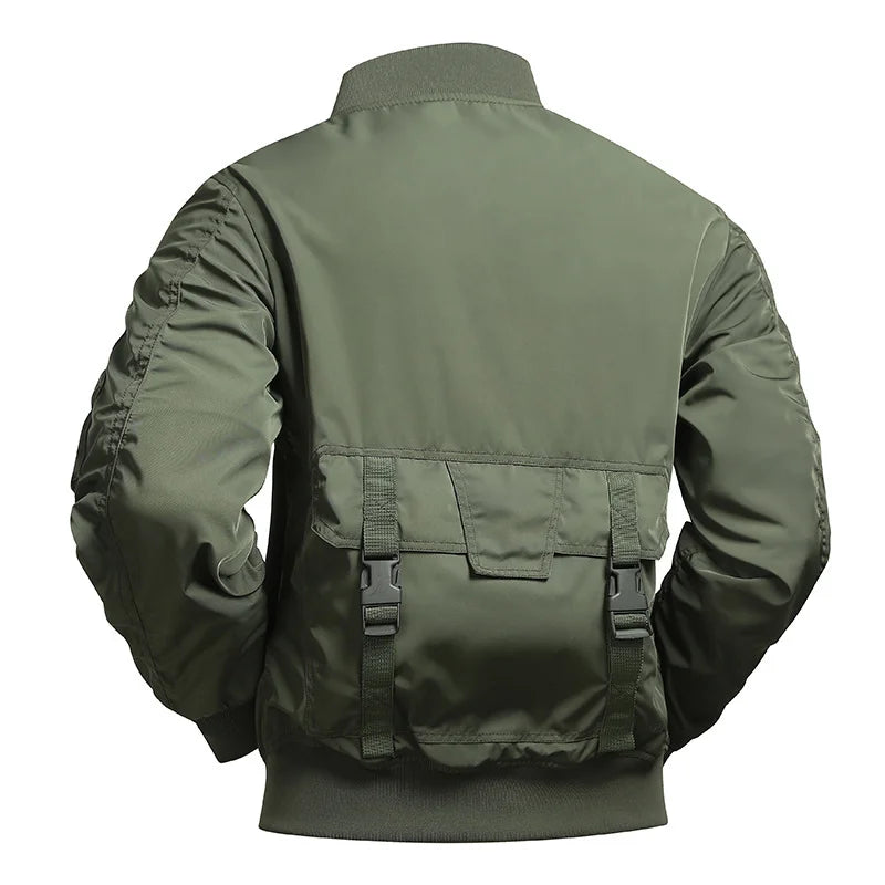 Military Bomber Jackets Men's Wear-Resistant Windbreaker Coats