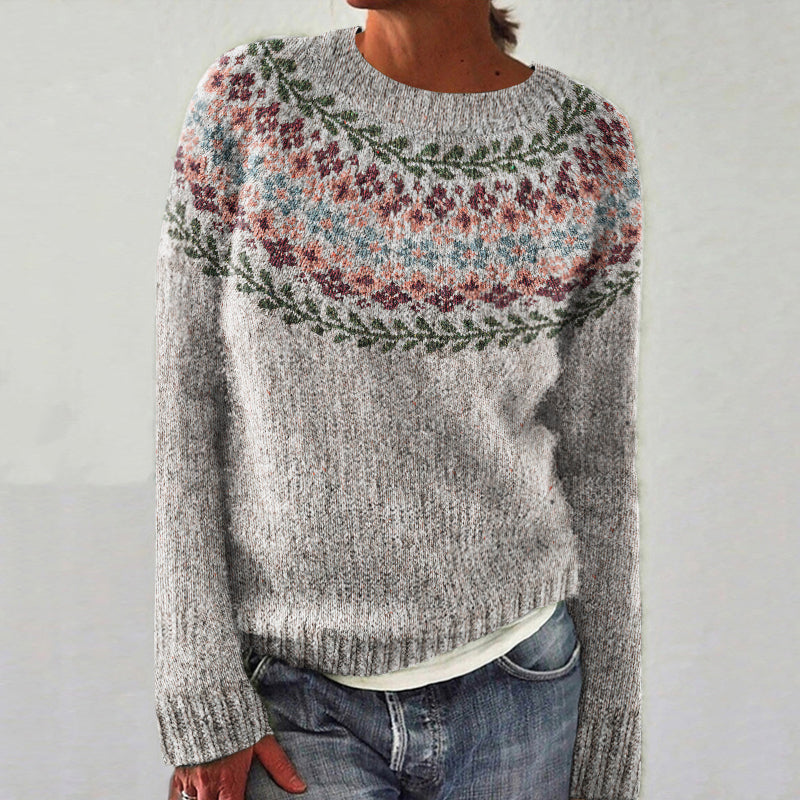 Jenny™ - Chic Patterned Knitted Sweater