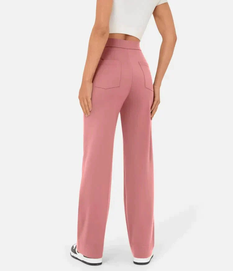 Senna - High-waisted elastic casual pants
