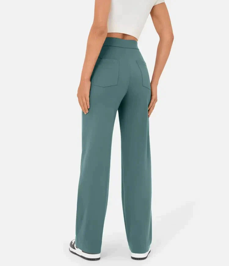 Senna - High-waisted elastic casual pants