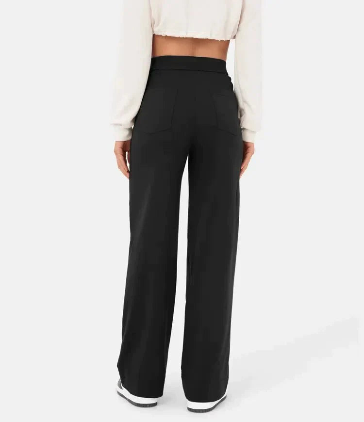 Senna - High-waisted elastic casual pants