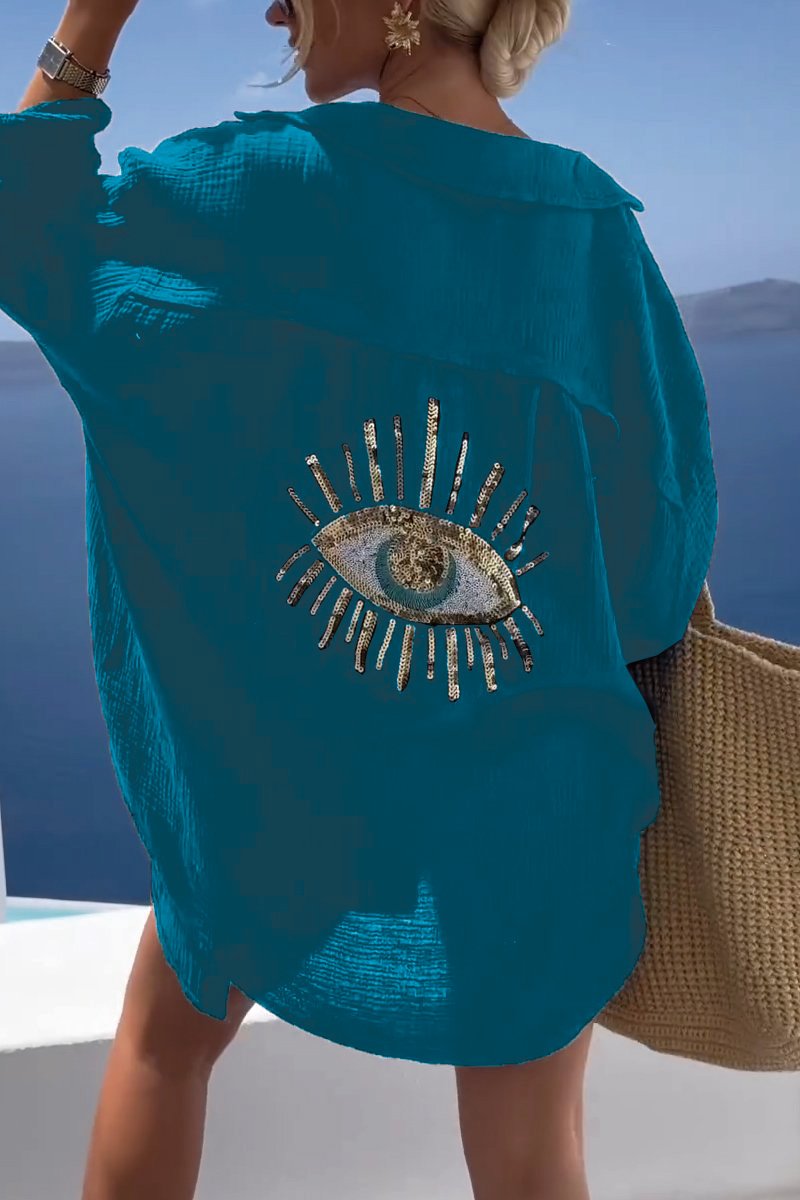 Kathryn - Oversized Cotton blouse