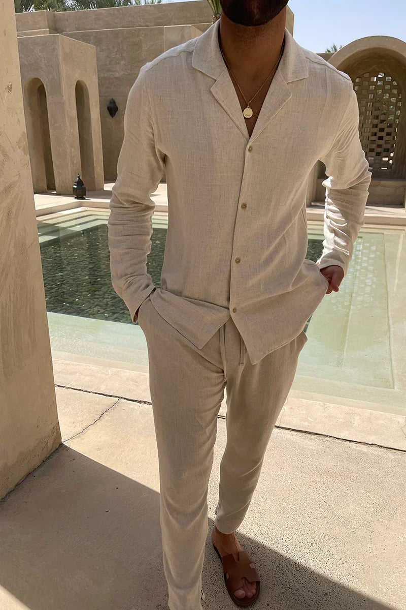 Evaro - Men's linen set