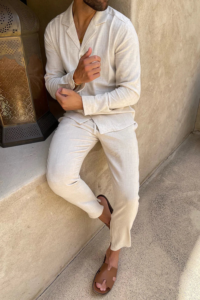 Evaro - Men's linen set