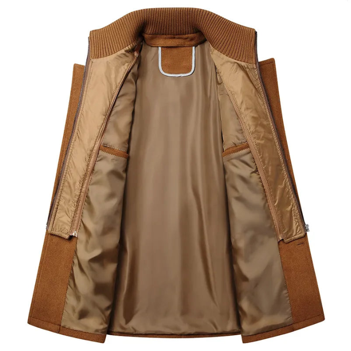 Juliano™ Luxury Genuine Virgin Wool Overcoat