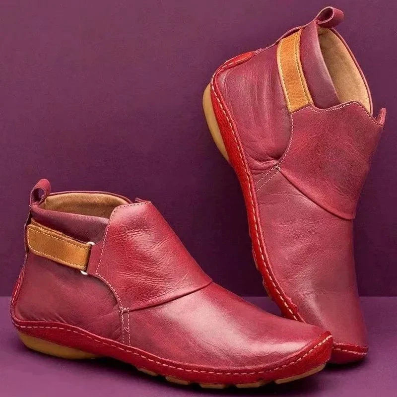Wide Width Slip-On Ankle Boots