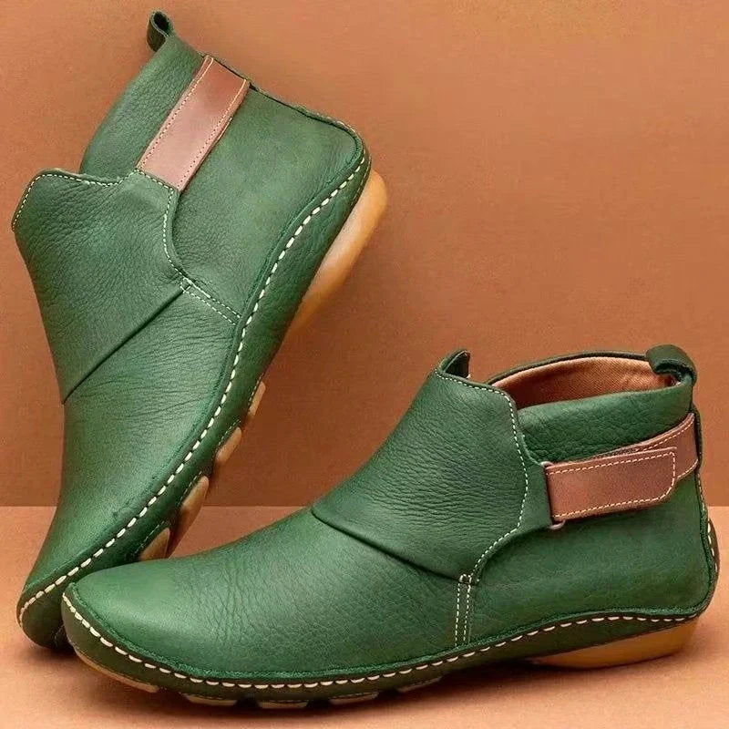 Wide Width Slip-On Ankle Boots
