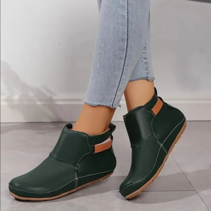 Wide Width Slip-On Ankle Boots
